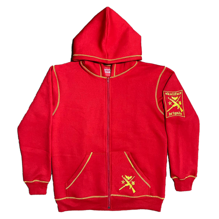 *SKULLFACE BRIGADE ZIP-UP HOODIE