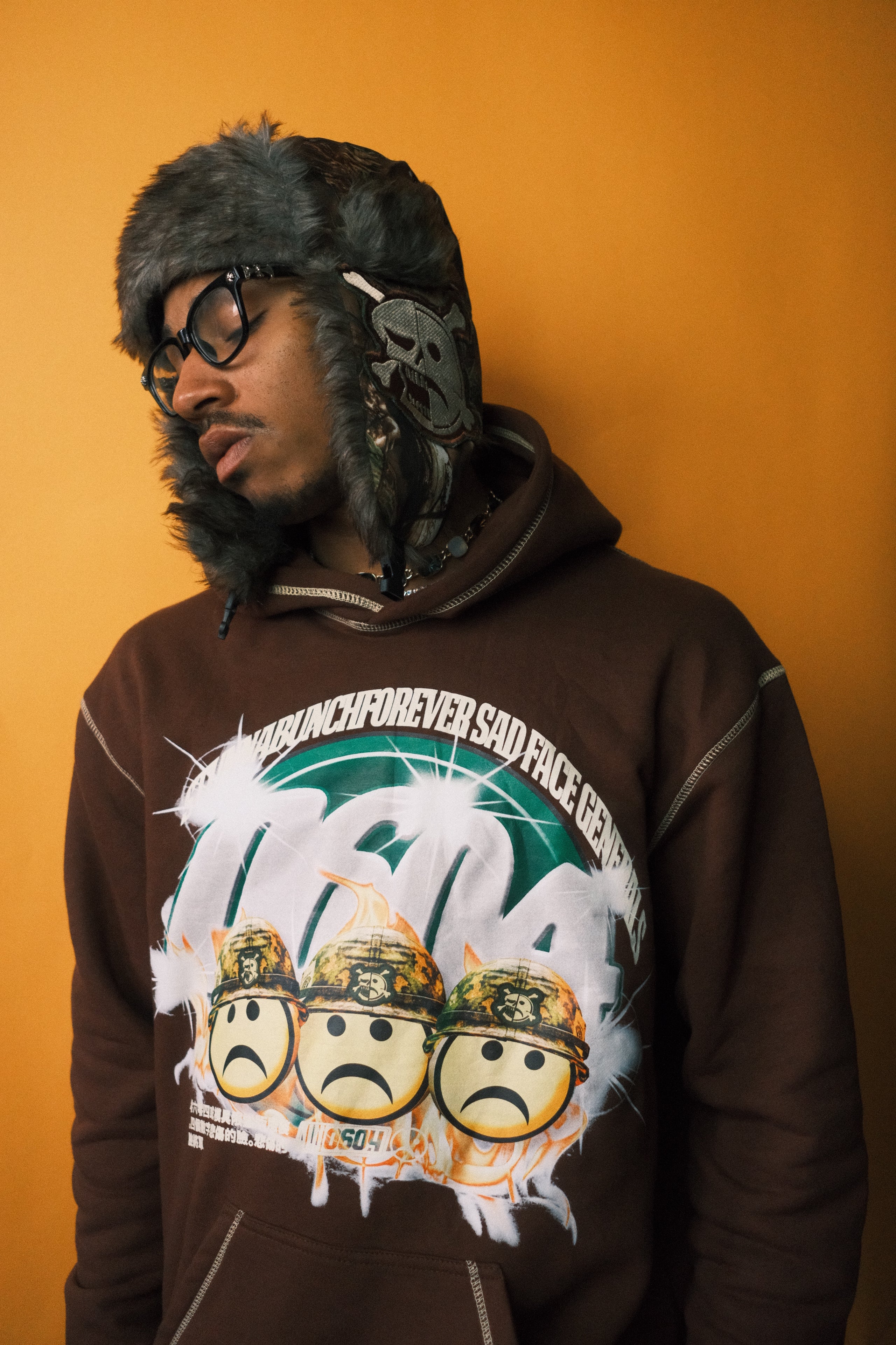****SADFACE GENERAL HOODIE