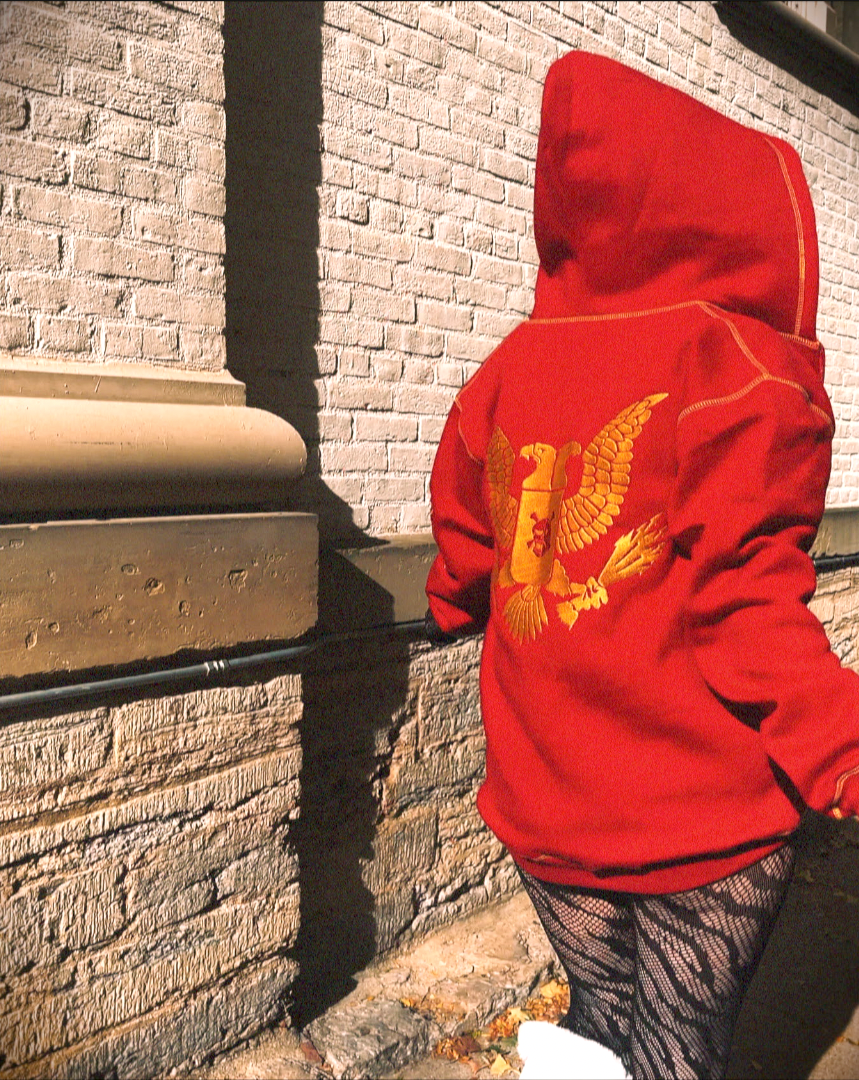 *SKULLFACE BRIGADE ZIP-UP HOODIE