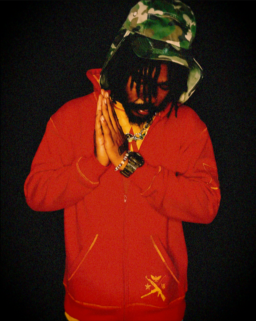 *SKULLFACE BRIGADE ZIP-UP HOODIE