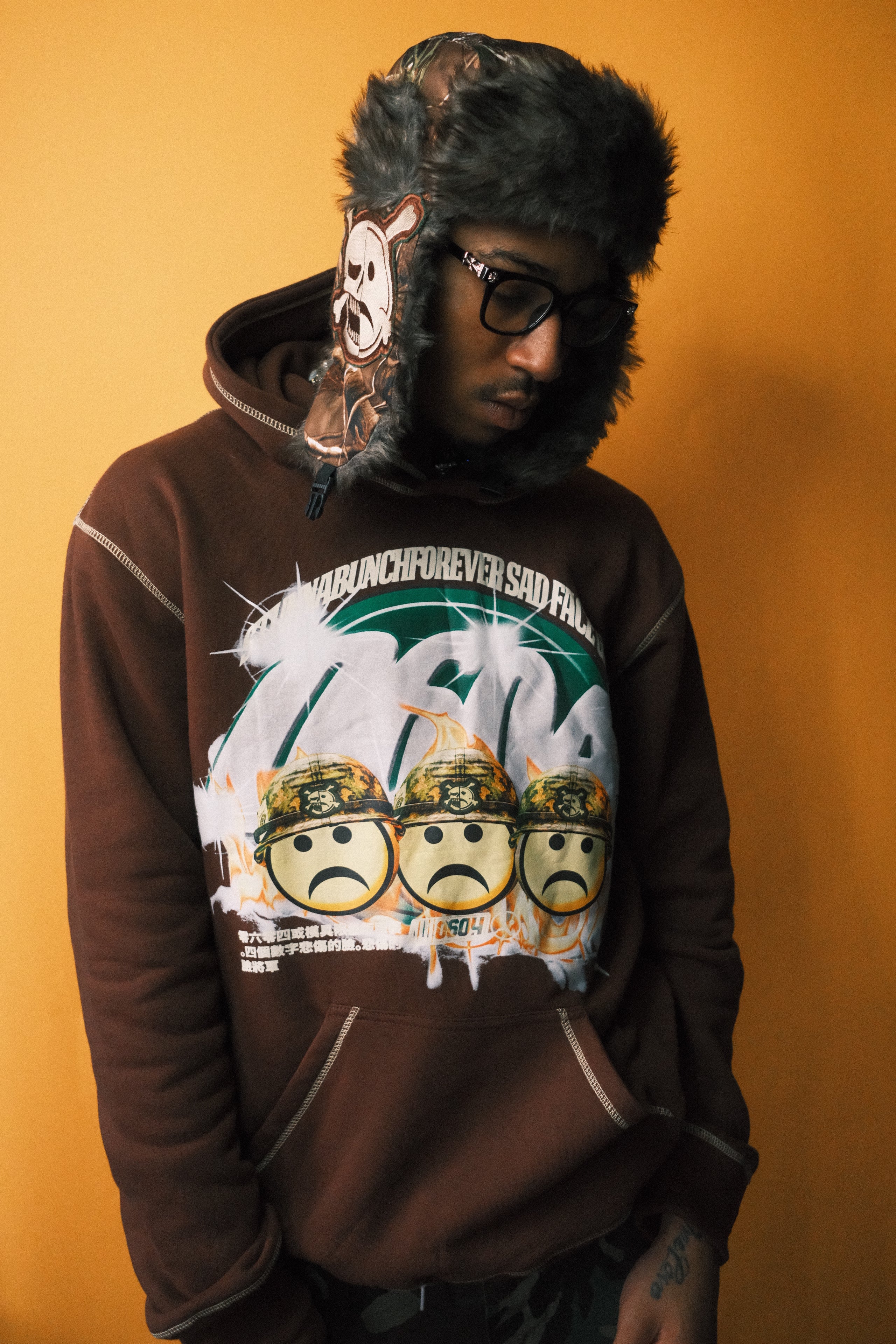 ****SKULLFACE TRAPPER HAT