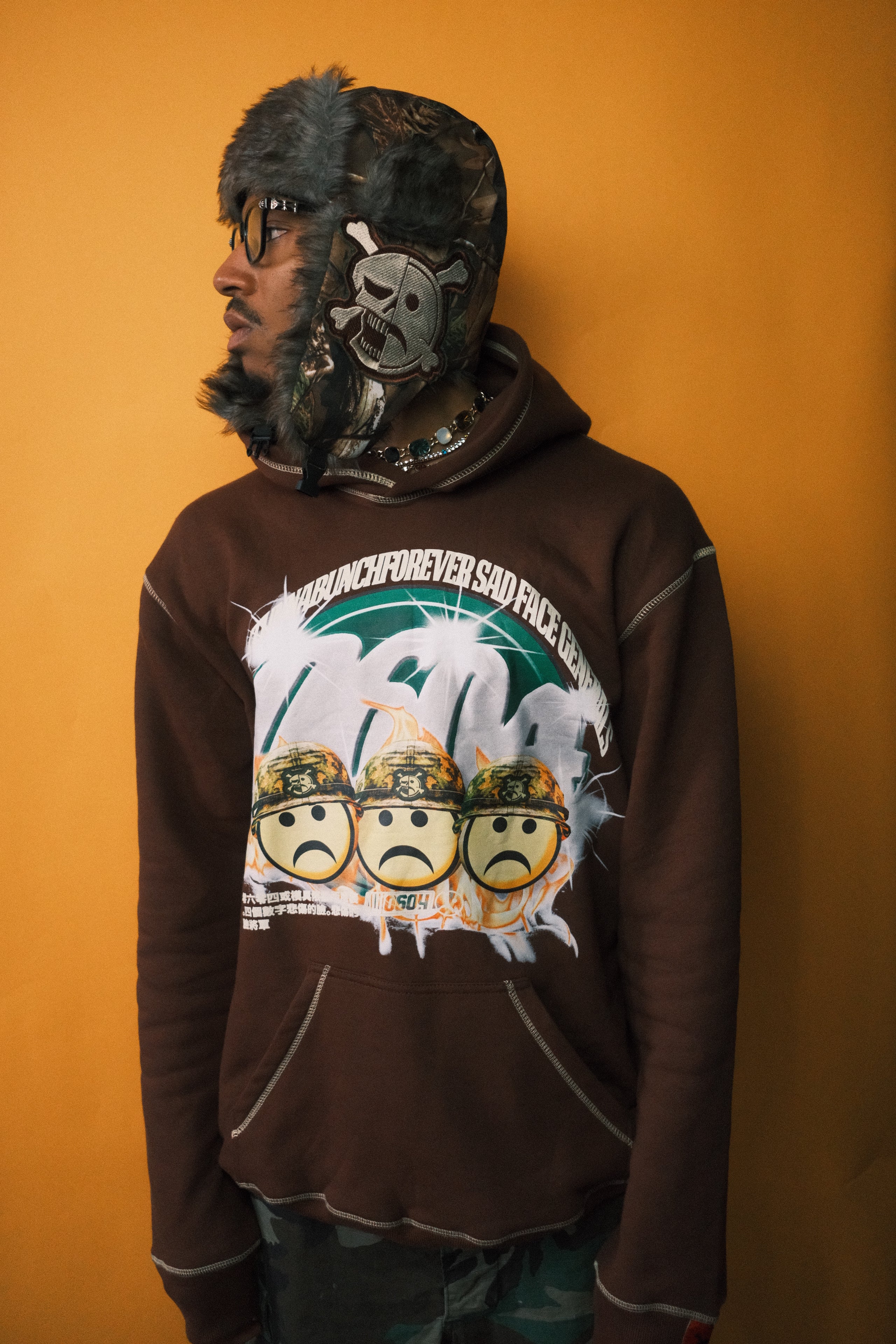 ****SKULLFACE TRAPPER HAT