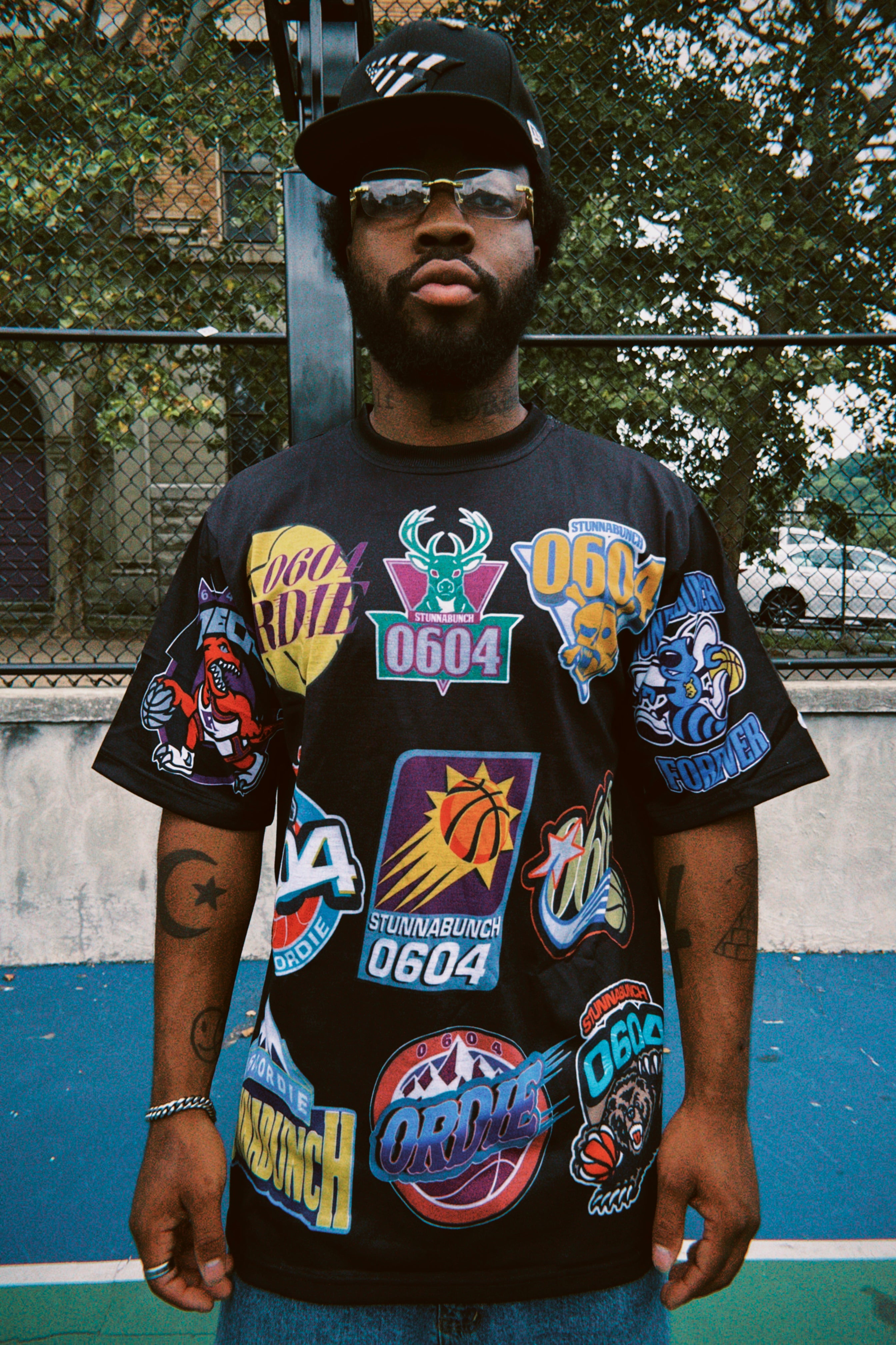 ***STUNT LEAGUE T-SHIRT [BLACK]