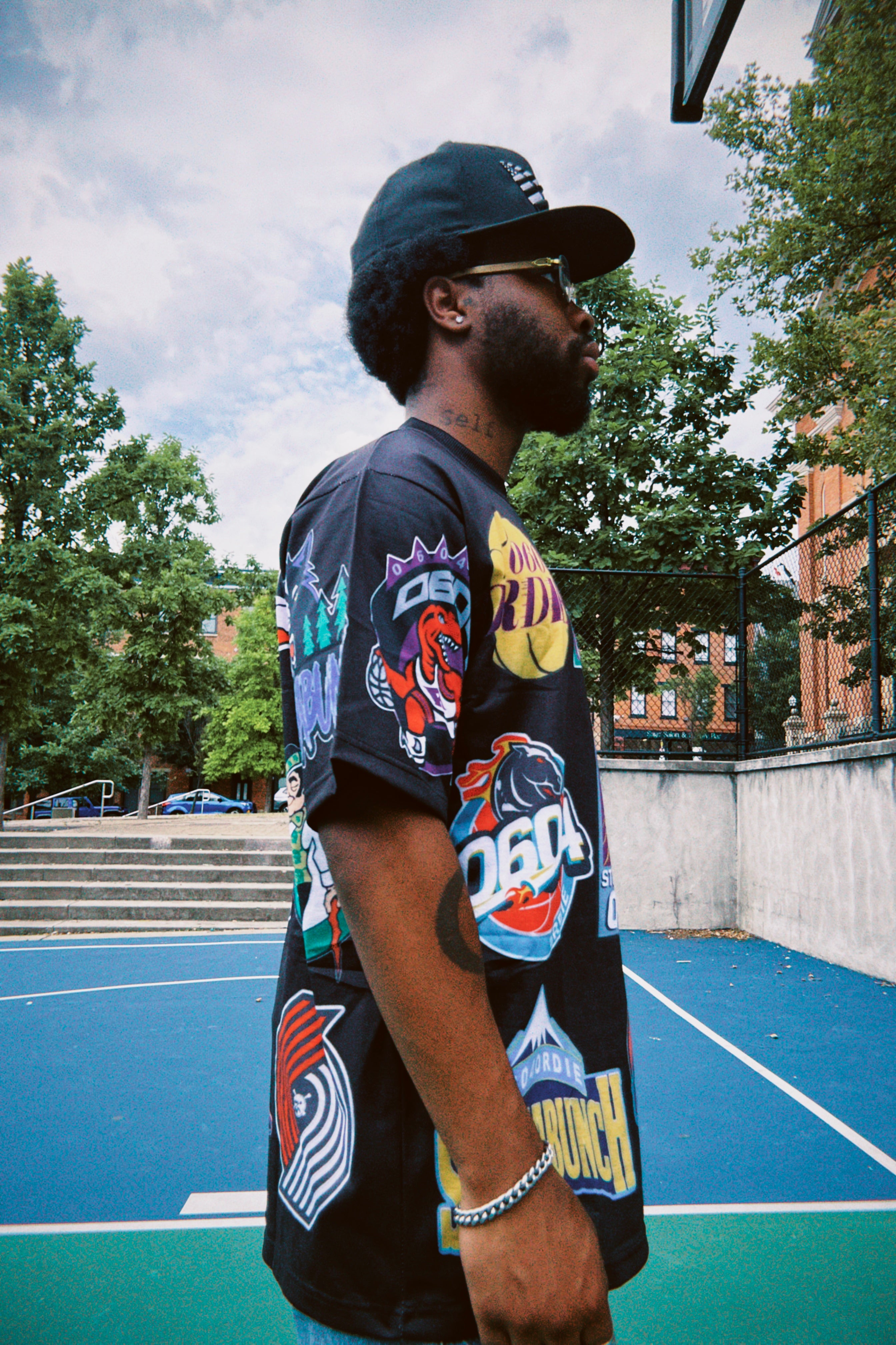 ***STUNT LEAGUE T-SHIRT [BLACK]